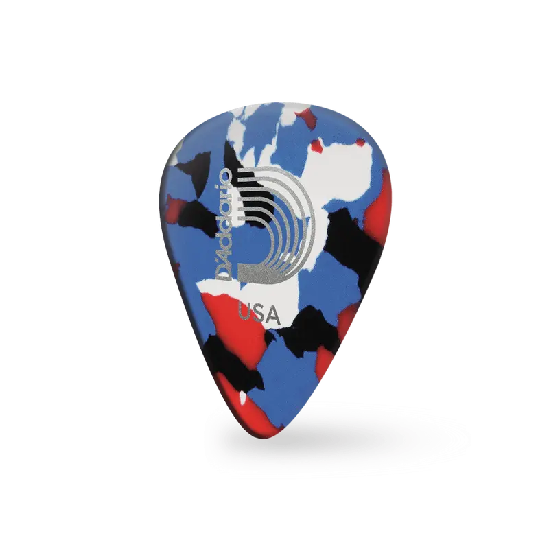 D'addario .70Mm Celluloid Assorted Colors Pick (1 Pick) 1