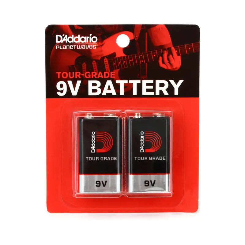 D'addario 9V Alkaline Battery - 2-Pack 1