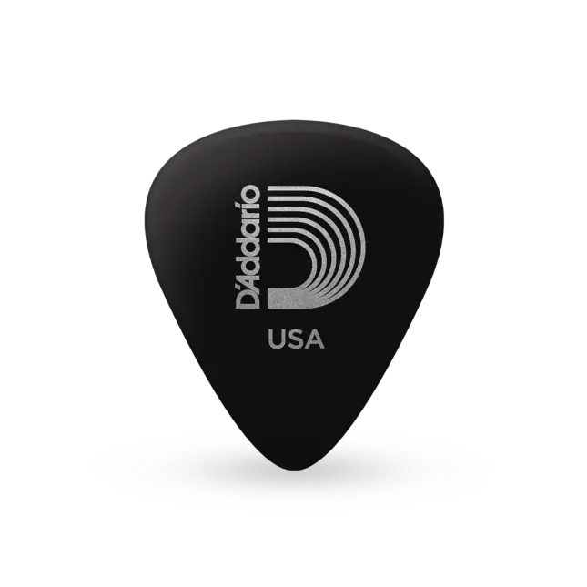 D'addario Classic Celluloid Pick, Black - Heavy Gauge (1.0Mm) 1