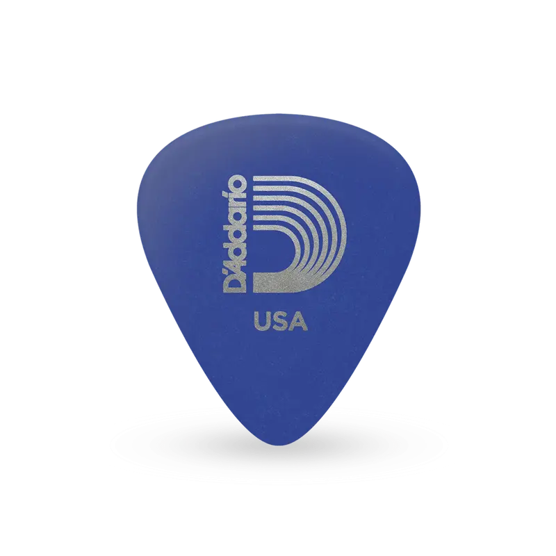 D'addario Duralin Standard Pick, Blue - Medium/Heavy Gauge (1.0Mm) 1