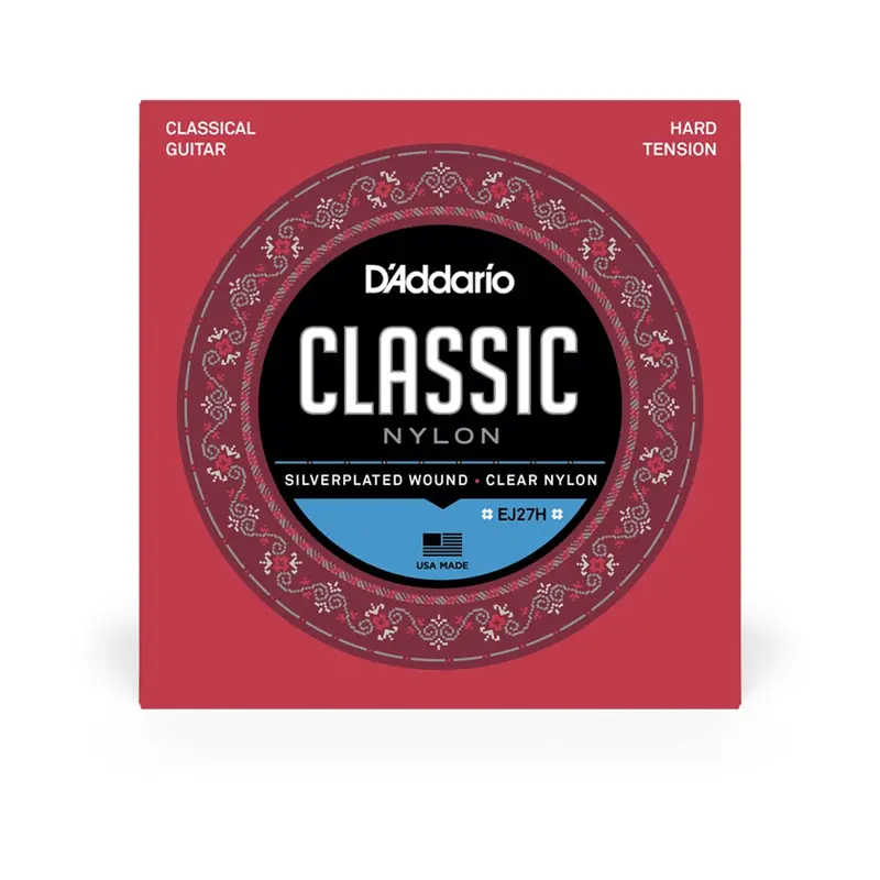 D'addario Ej27h Hard Tension Classical Guitar Strings 1