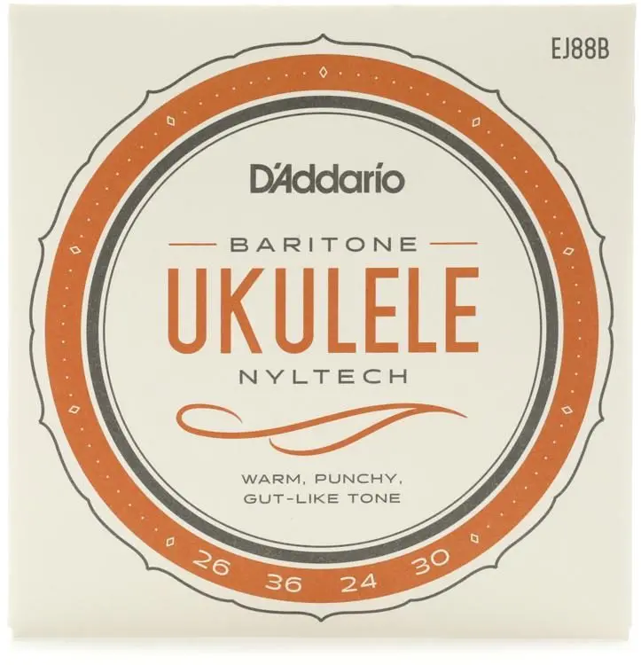 D'addario Ej88b Nyltech Natural Nylon Ukulele Strings - Baritone 1