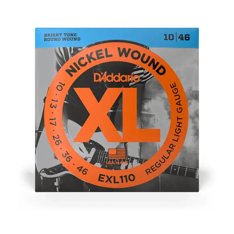 D'addario Exl110 Nickel Wound Electric Strings 10-46 Regular Light 1
