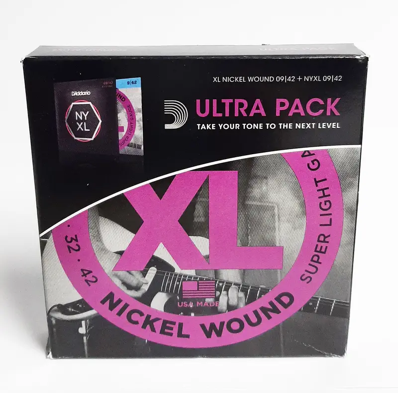 D'addario Exl120 / Nyxl0942 Super Light Tension Ultra Pack Electric Guitar String Set 1