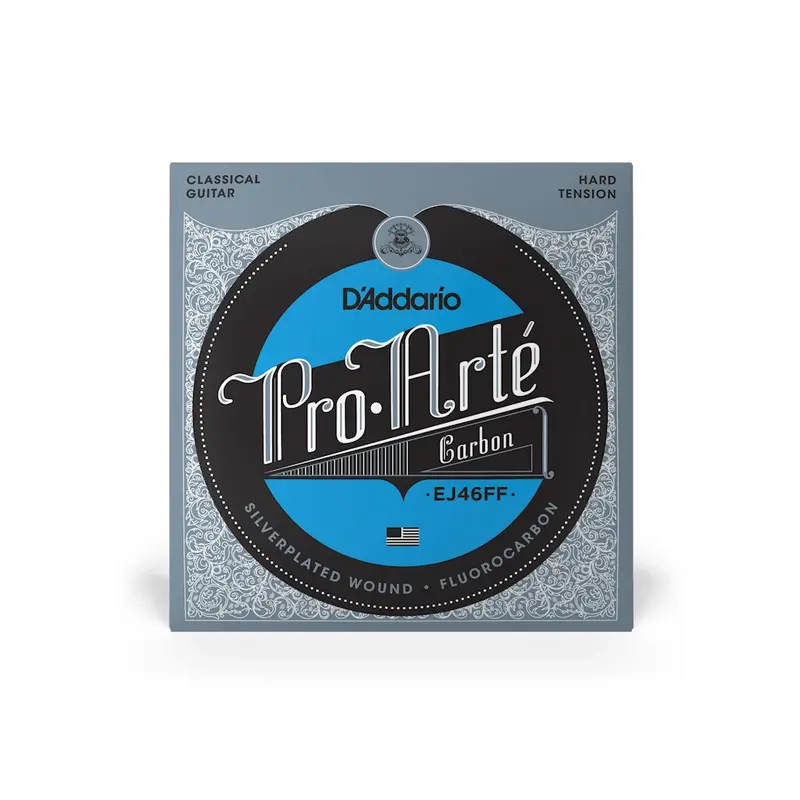 D'addario Hard Tension Pro-Arte Carbon, Dynacore Basses Classical Guitar Strings 1