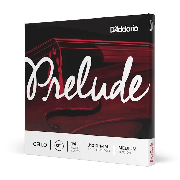 D'addario J1010 Prelude Cello Strings - 1/4 Size Medium Tension 1