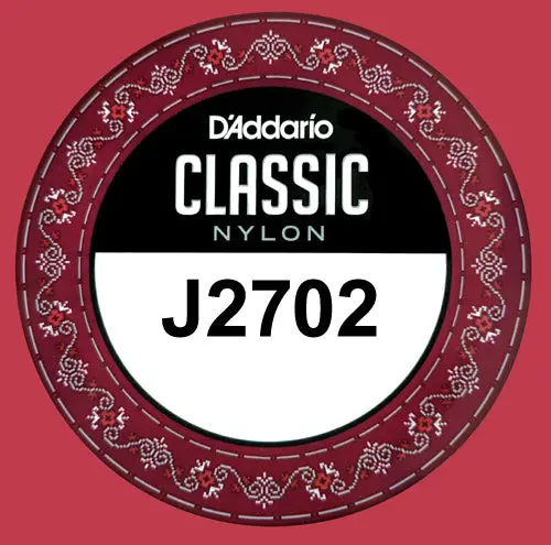D'addario J2702 Student Nylon Classical Guitar Single String, Normal Tension, Second String 1