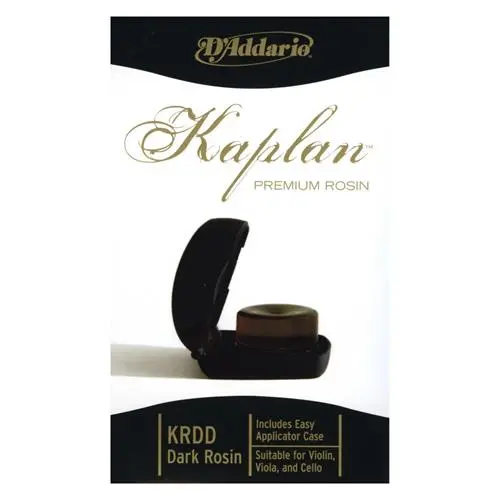 D'addario Kaplan Premium Rosin Dark With Case 1