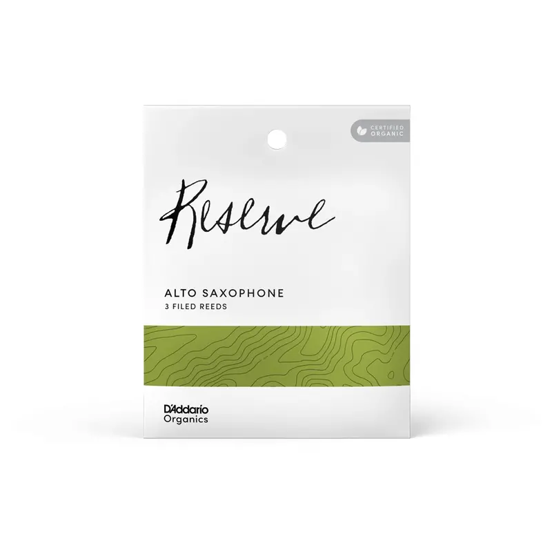 D'addario Organic Reserve 3 Pack Alto Saxophone Reeds - #2 1