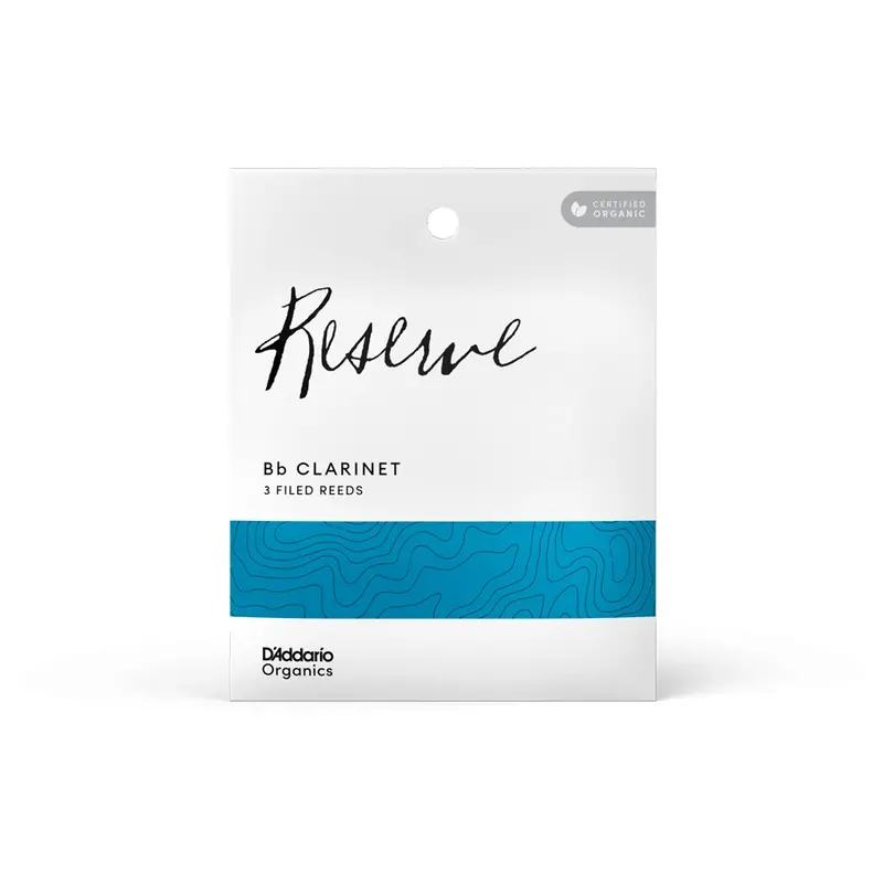D'addario Organic Reserve 3 Pack Bb Clarinet Reeds - #2 1