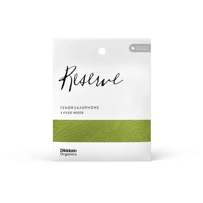 D'addario Organic Reserve 3 Pack Tenor Saxophone Reeds - #2 1