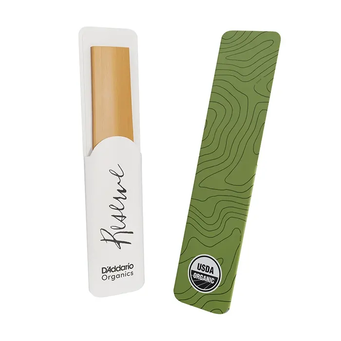 D'addario Organic Reserve 5 Pack Tenor Saxophone Reeds Odkr0525 - #2.5 2