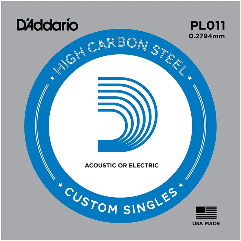 D'addario Plain Steel Ball End .011 Single String 1