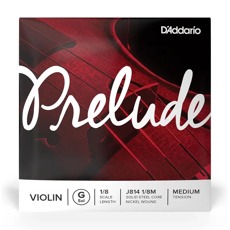 D'addario Prelude 1/8 Scale Medium Tension Single G String For Violin 1