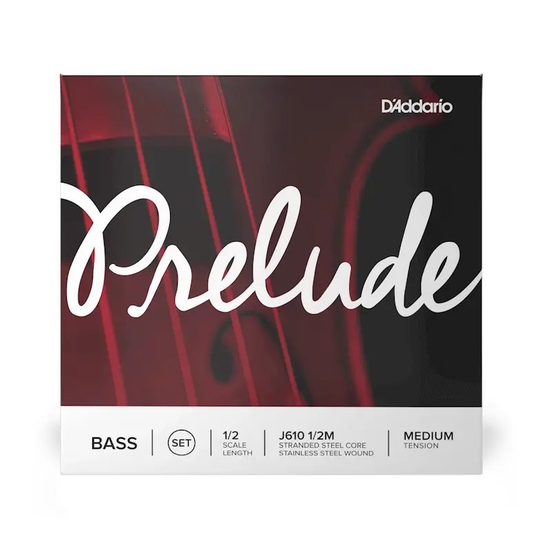 D’Addario Prelude Bass String Set J610 1/2M, Medium Tension 1