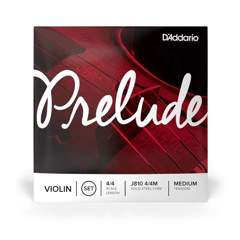D’Addario Prelude Violin String Set, 4/4 Scale Medium Tension 1