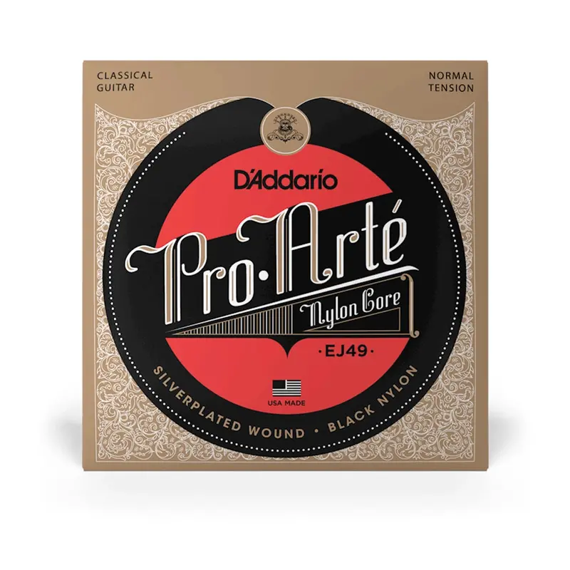 D'addario Pro Arte Normal Tension Black Nylon Trebles 1