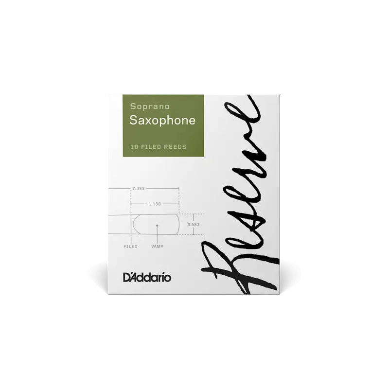 D'addario Reserve 3.0 Soprano Saxophone Reeds 2