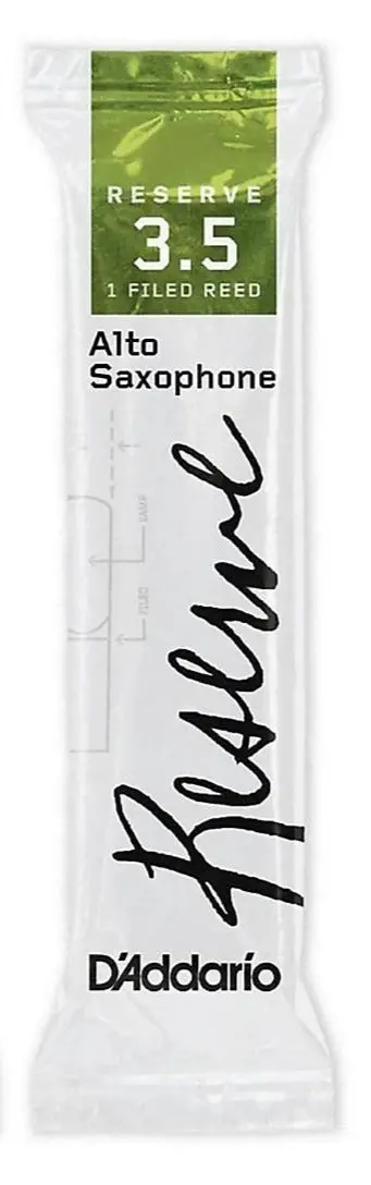 D'addario Reserve Alto Saxophone Filed Reeds- #3.5 1