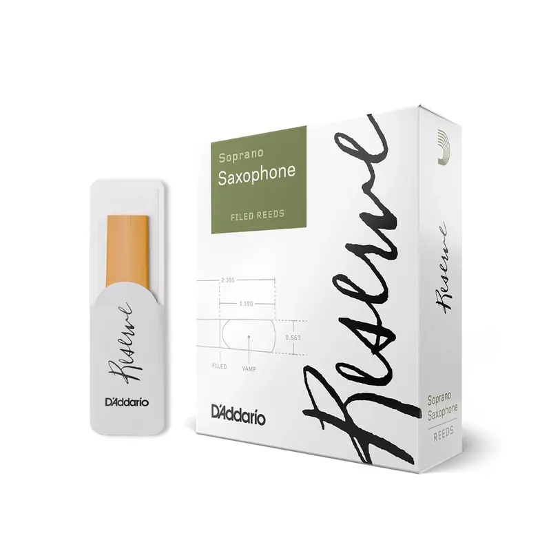 D'addario Reserve Soprano Saxophone Reeds, Strength 2.0 1