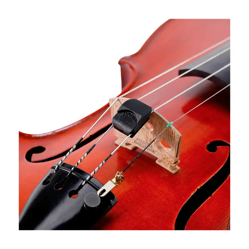 D'addario Spector Rubber Violin Mute - Black 2