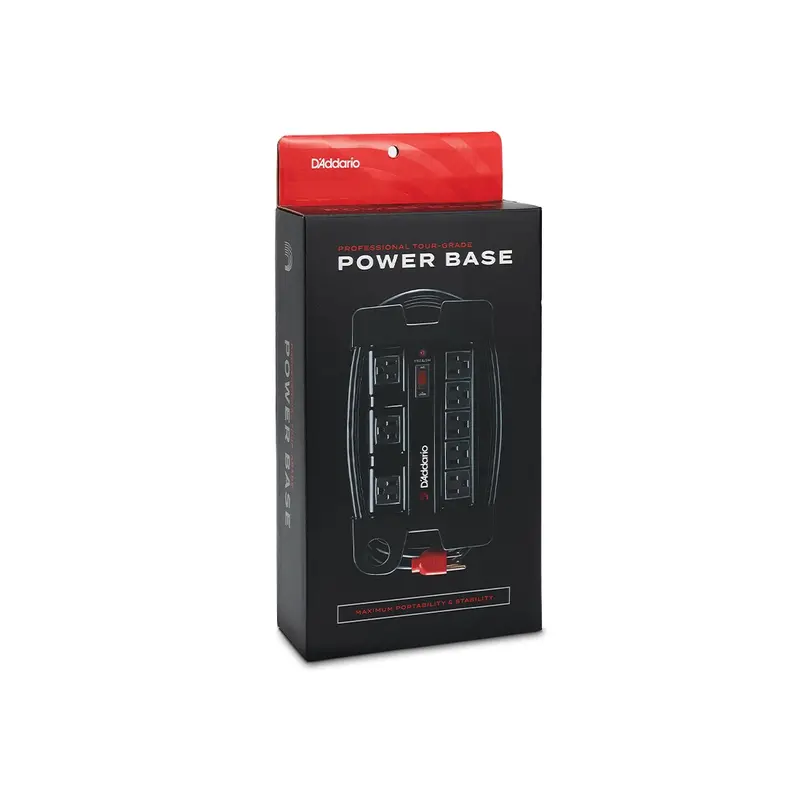 D'addario Tour-Grade Power Base Surge Protector 2