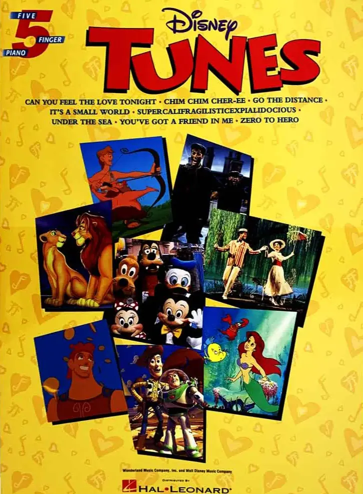 Disney 5 Finger Disney Tunes For Piano 1