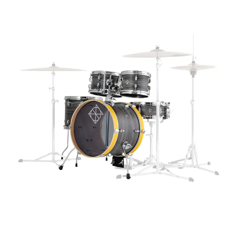 Dixon Jet Set Plus 5 Pc Drum Kit - Ebony 1