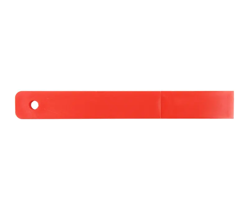 Dl234350 - Red 5.75" Single Edge (0.75") Celcon Plastic Sealant Scraper 1