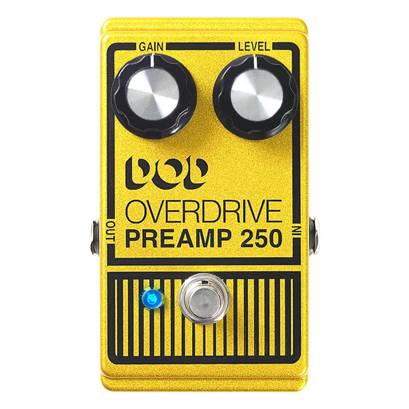 Dod Overdrive Preamp 250 Pedal Overdrive/Distortion Guitar Effects Pedal 1