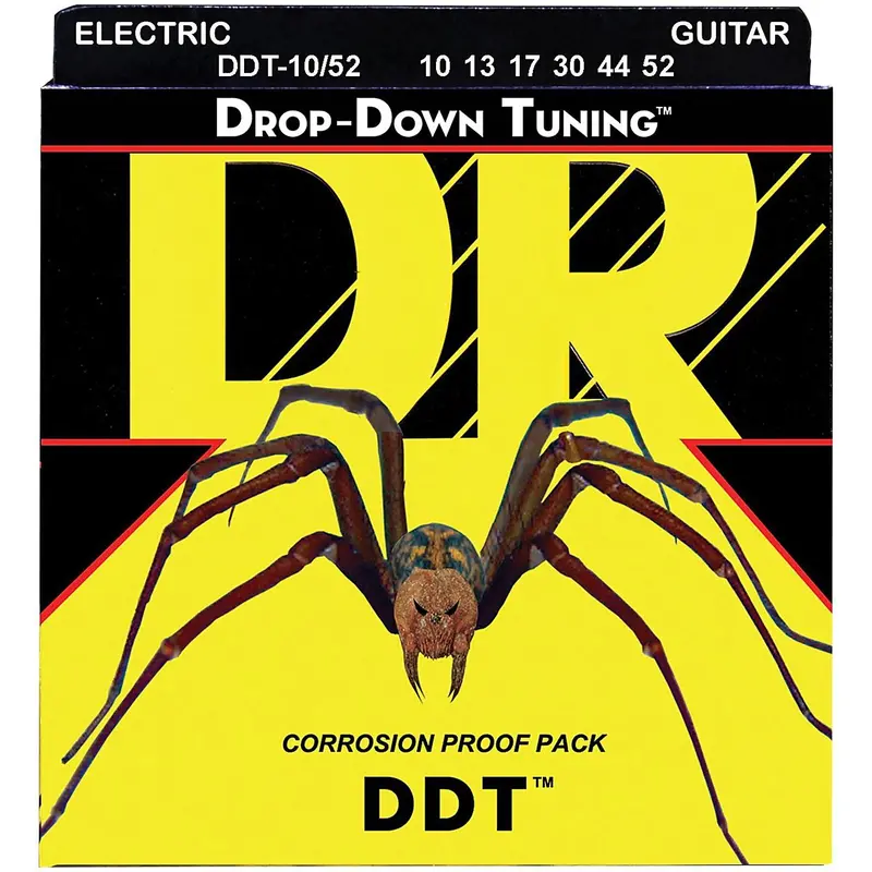 Dr Strings Drop Down Tuning Big Heavy Electric Guitar Strings (10-52) 1