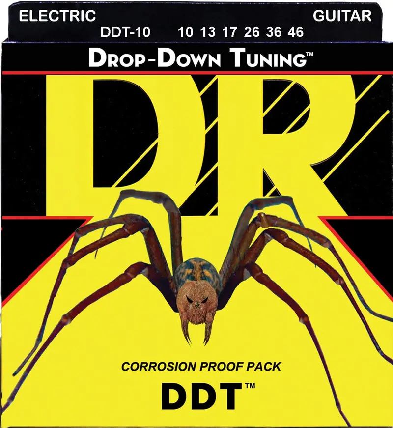 Dr Strings Drop Down Tuning Med Electric Guitar Strings (10-46) 1