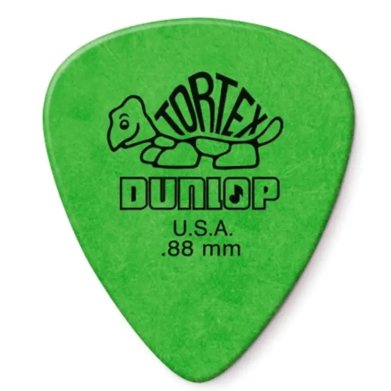 Dunlop 418P88 Tortex Standard Guitar Pick - .88 Green 1