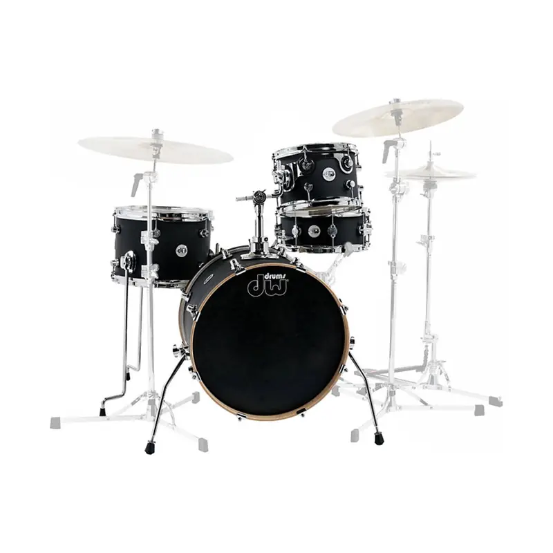 Dw Design Series Mini-Pro 4-Piece Shell Pack - Satin Black 1