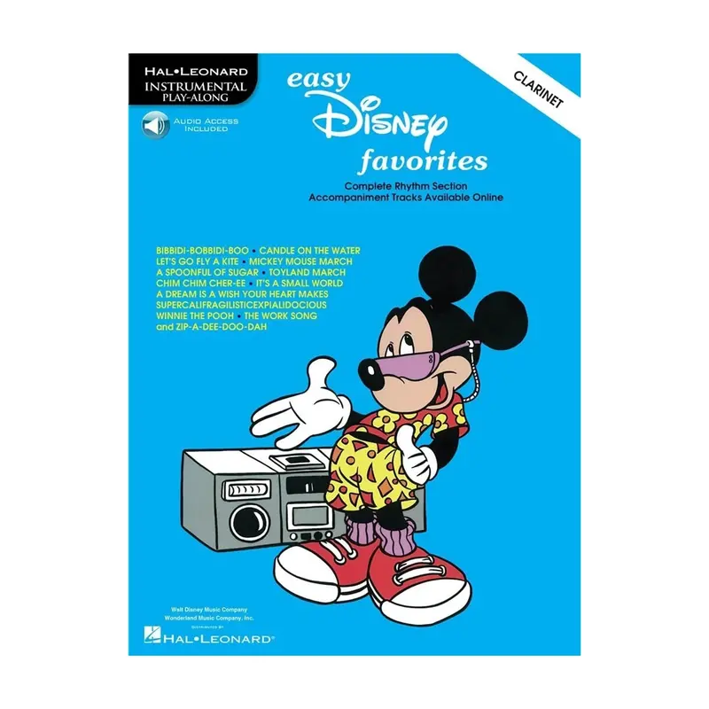 Easy Disney Favorites: Clarinet Play-Along Pack 1