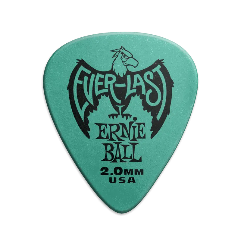 Ernie Ball 2.00Mm Teal Everlast Guitar Pick - Each 1