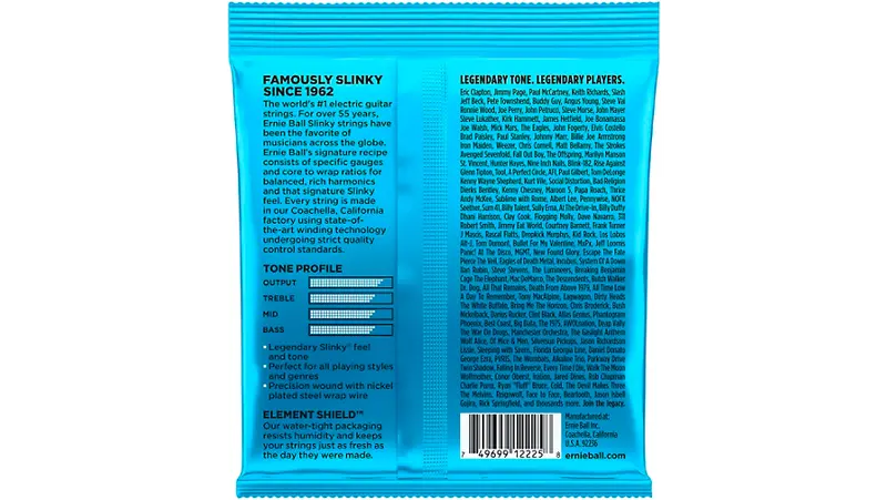 Ernie Ball 2225 Nickel Extra Slinky Electric Guitar Strings 2