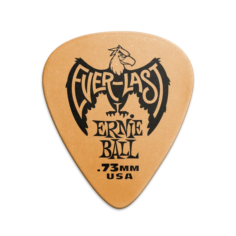 Ernie Ball .73Mm Orange Everlast Guitar Pick - Each 1