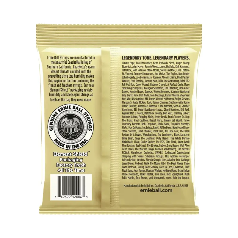 Ernie Ball Earthwood 80/20 10-50 Gauge Acoustic Guitar String Set 2