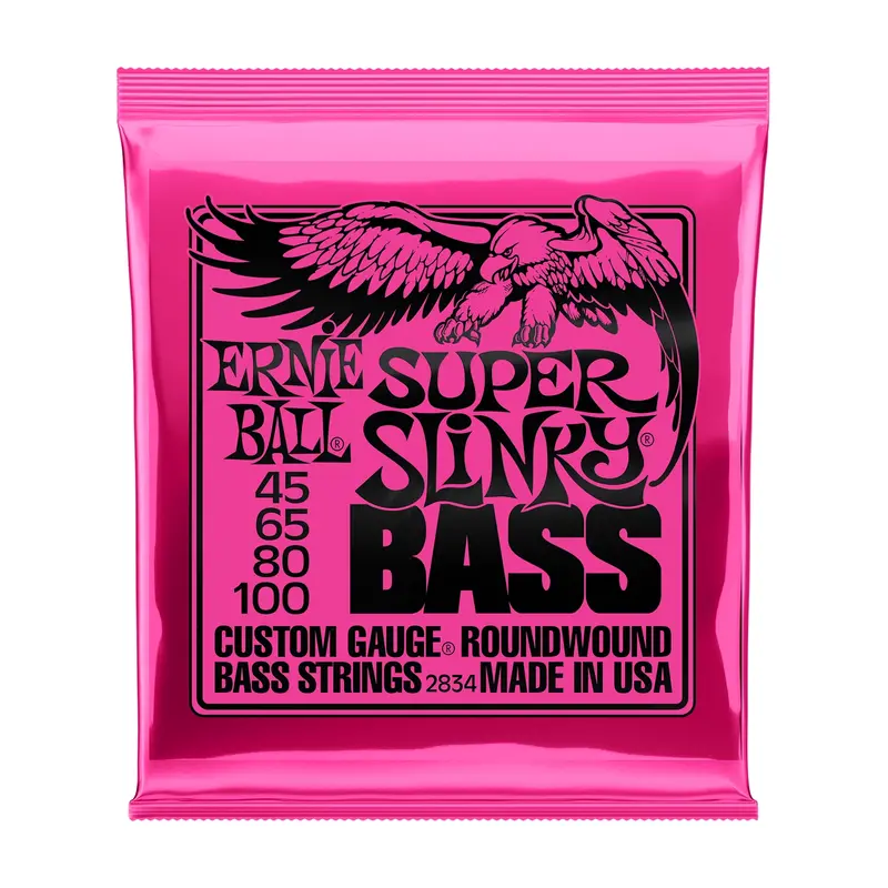 Ernie Ball P02834 Super Slinky Roundwound Bass Strings 1