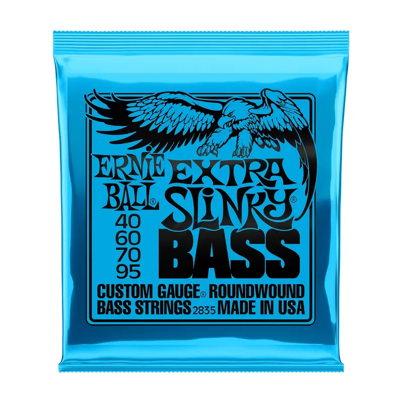 Ernie Ball P02835 Extra Slinky Round Wound Bass Strings 1