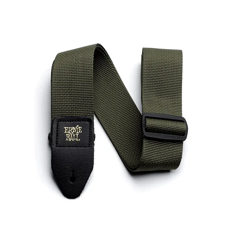 Ernie Ball Polypro Strap - Olive Green 1
