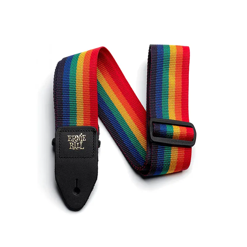 Ernie Ball Polypro Strap Rainbow 1