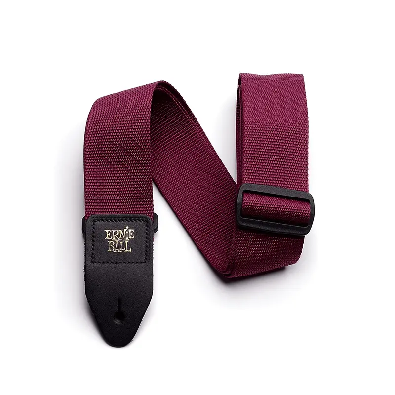 Ernie Ball Polypropylene Guitar Strap - Burgundy 1