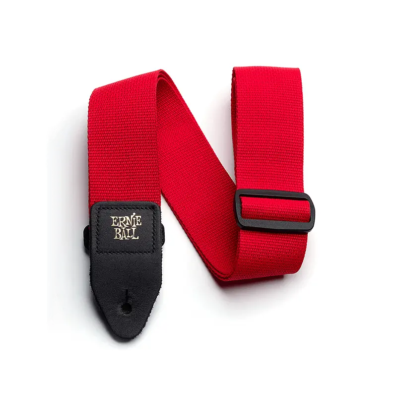 Ernie Ball Polypropylene Guitar Strap - Red 1