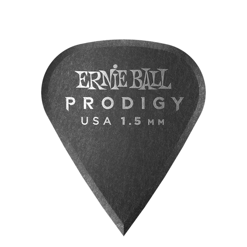 Ernie Ball Prodigy 1.5Mm Delrin Guitar Packs 6 Pack - Black Sharp 1