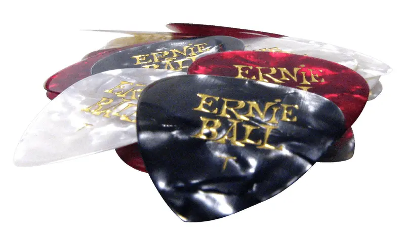 Ernie Ball Thin Assorted Color Pearloid Cellulose Pick - Each 1