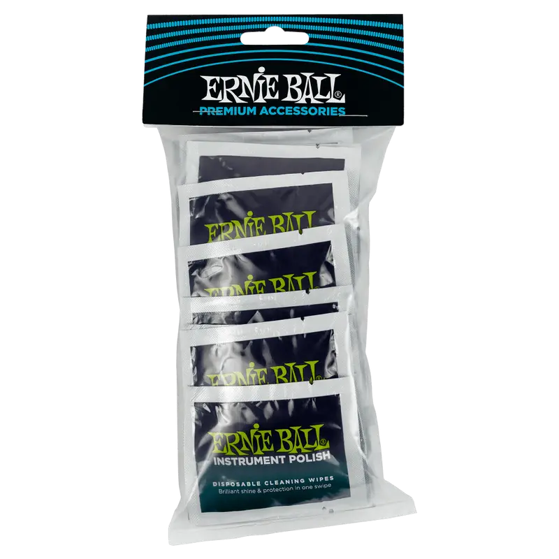 Ernie Ball Wonder Wipes Instrument Polish, 20-Pack 1