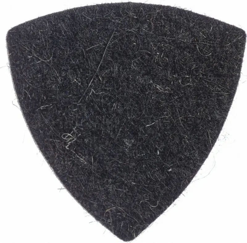 Felt Tones Gypsy Black Wool Felt Single Plectrum 1