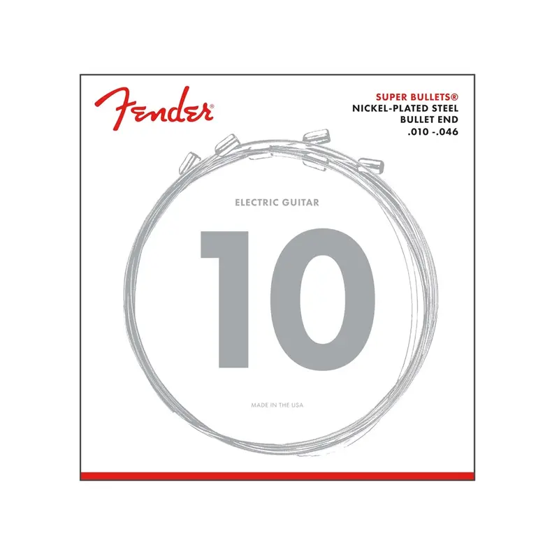 Fender 10-46 Super Bullets Electric Guitar String Set 1